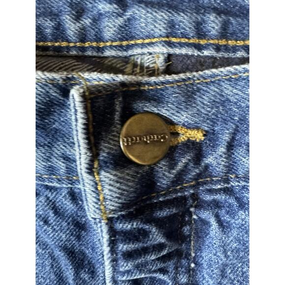 Vintage CARHARTT Made In USA B21 DST Relaxed Flannel Lined Jeans Men's 38x34 - Picture 2 of 9